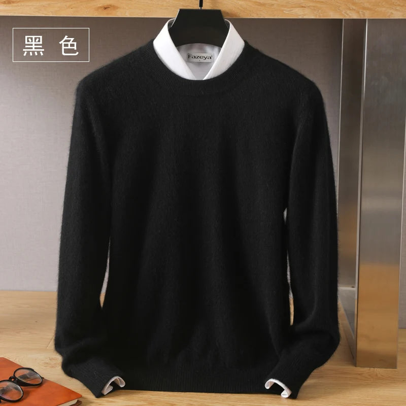 Men's 100% Pure Mink Cashmere Sweater