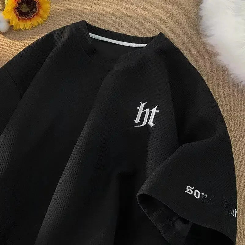 Casual Embroidered Half Sleeve T-Shirt