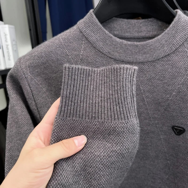 Men's Knitted Sweater Round Neck