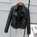 Korean Version of Slim PU Leather Jacket