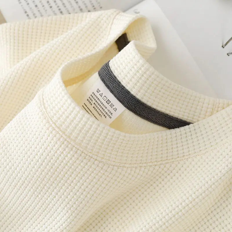 Waffle Short Sleeved T-shirt for Men