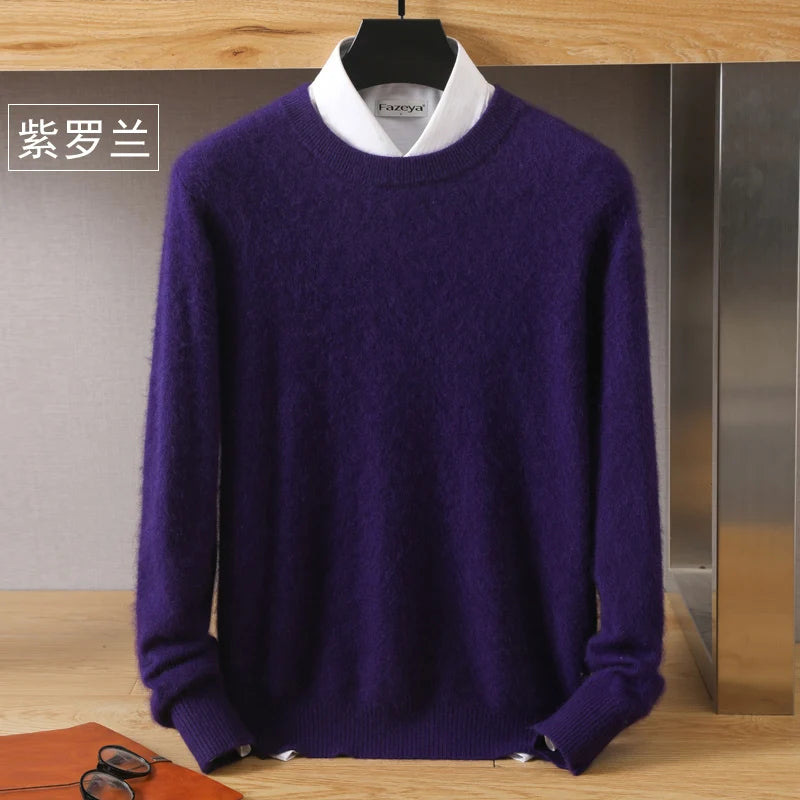 Men's 100% Pure Mink Cashmere Sweater