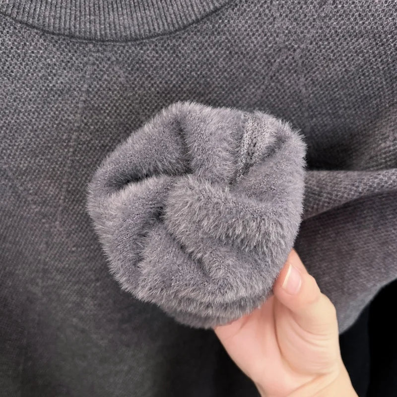 Men's Knitted Sweater Round Neck