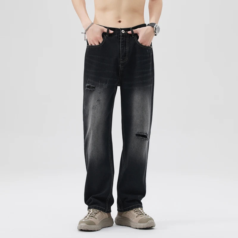 American Elastic Straight Jeans